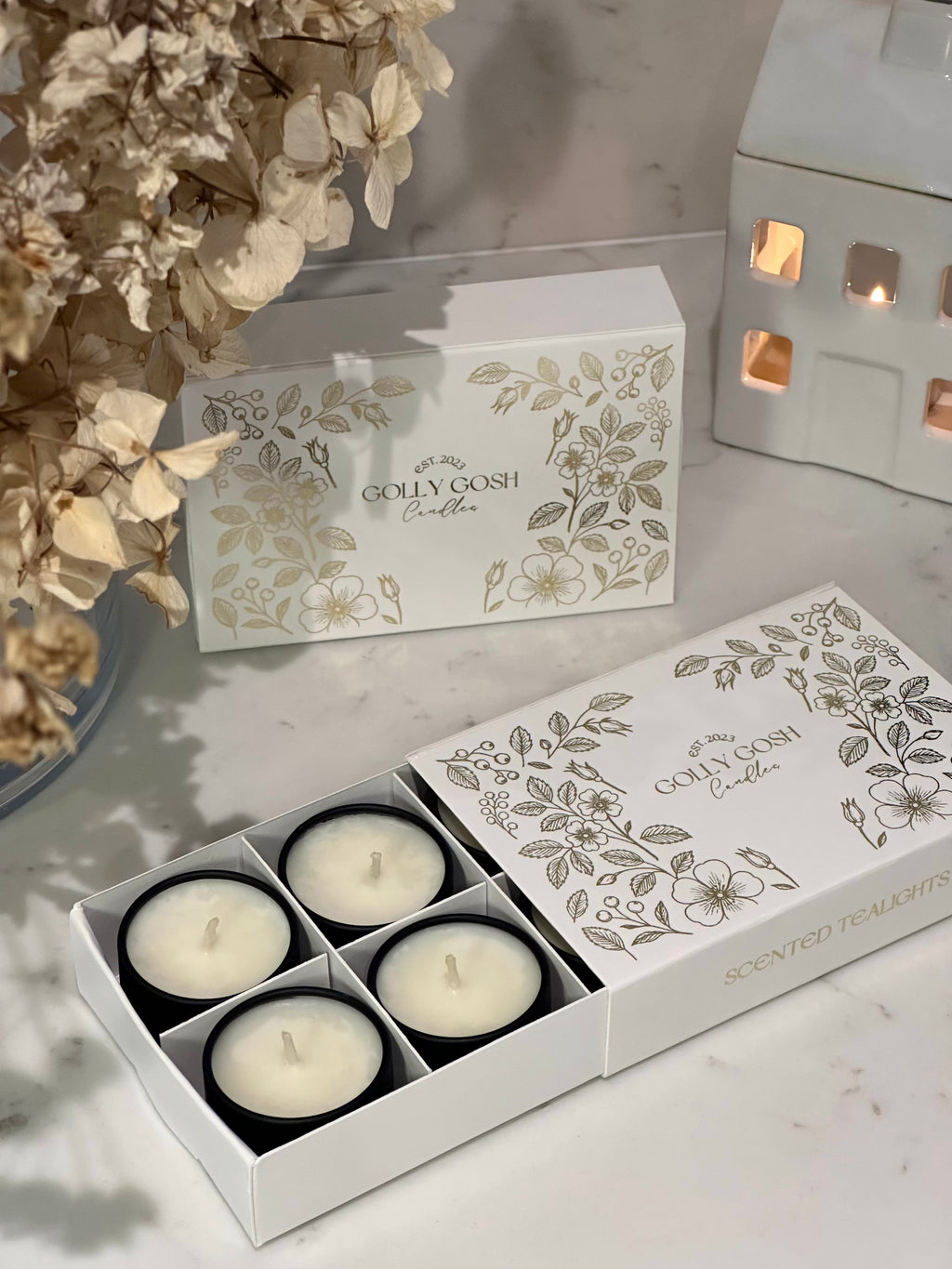 Luxury Scented Tealights: Set of 6